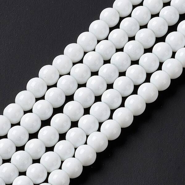 Painted Glass Bead Strands