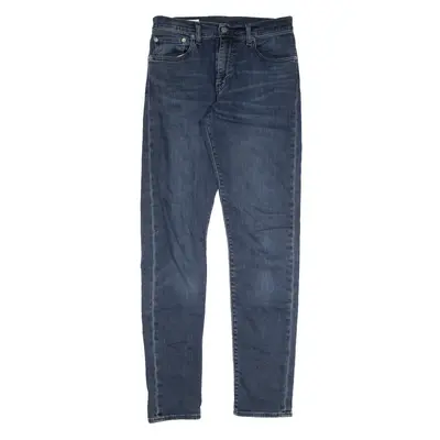 LEVI'S 512 BIG E Altered Jeans Blue Denim Slim Tapered Mens W27 L34