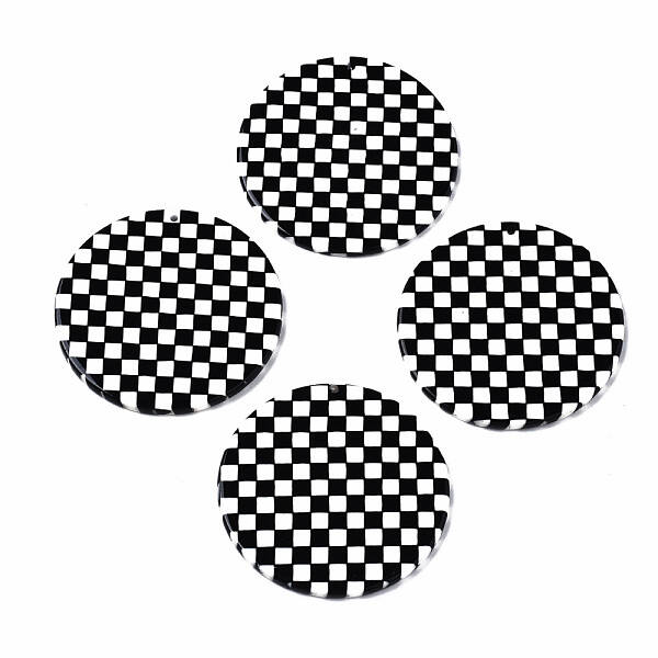 Opaque Cellulose Acetate(Resin) Pendants