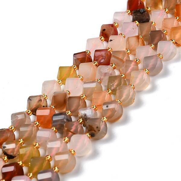 Natural YanYuan Agate Beads Strands