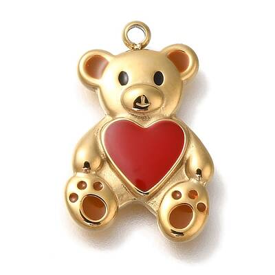 Ion Plating(IP) 304 Stainless Steel Enamel Pendants