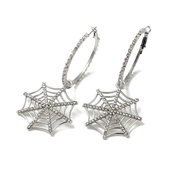 Halloween Alloy Tassels Hoop Earrings