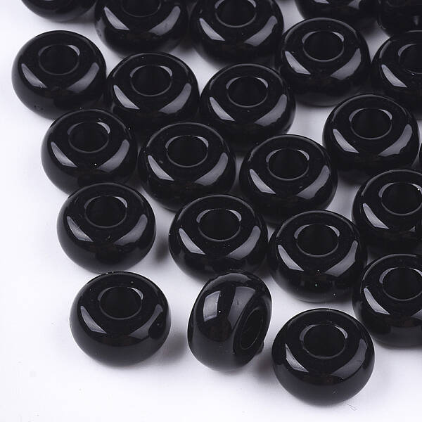 Opaque Acrylic European Beads
