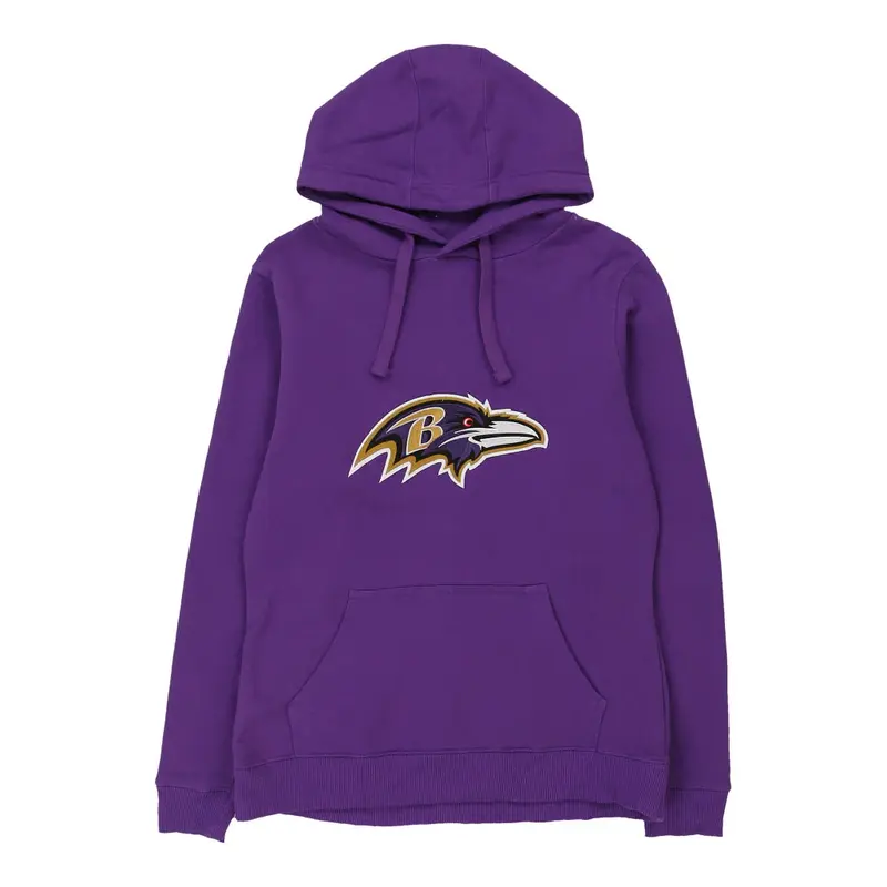 Baltimore Ravens Nfl Hoodie - Small Purple Cotton Blend