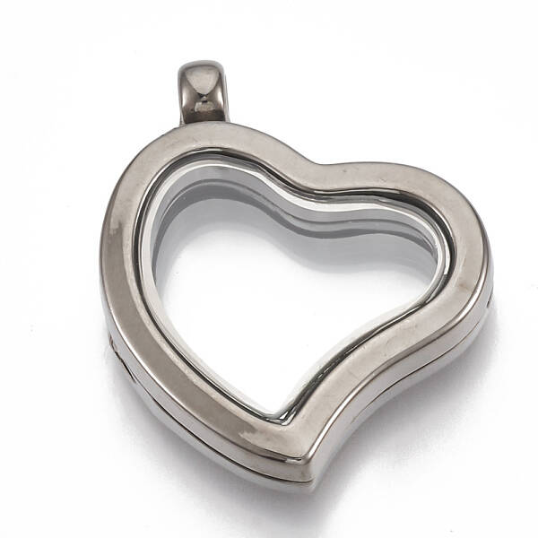 Alloy Magnetic Locket Pendants