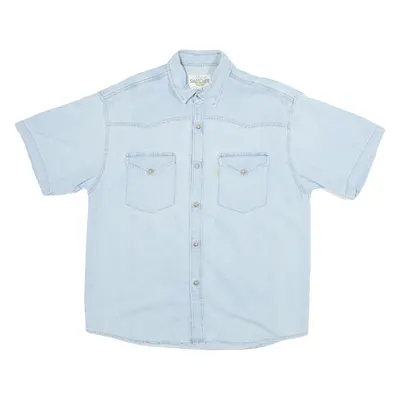 SWITCHER Mens Denim Shirt Blue S