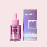 Clear Self Tanning Drops - Like a Filter Serum - Bronze Palms. You will be loving your deluxe tan - made for face