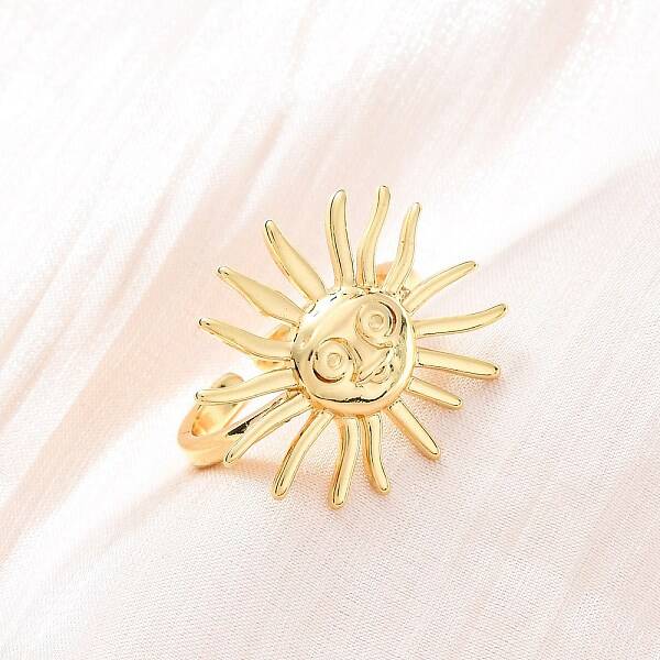 Brass Cuff Rings for Women