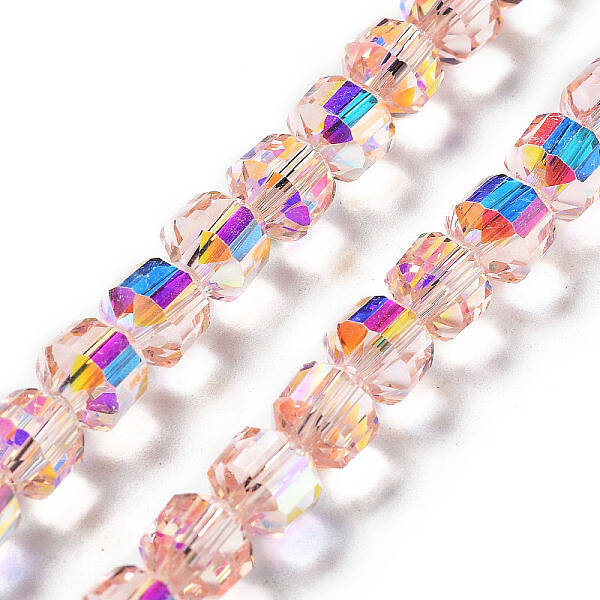 Electroplate Rondelle Glass Beads Strands