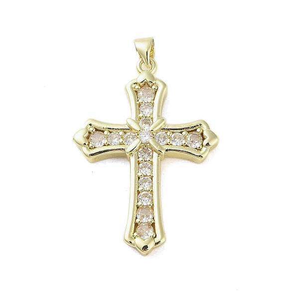 Real 18K Gold Plated Brass with Glass Pendants
