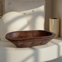 TLC Candle Co. Decorative Wooden Dough Bowl - Perfect for Home Decoration and Gifts favorite beautiful holiday decor