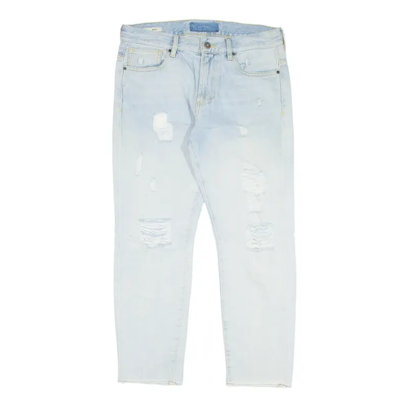 RIFLE Rick Distressed Jeans Blue Denim Slim Skinny Mens W31 L25