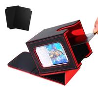 MTG Commander Card Deck Box for MTG Commander 100 - Classic Satin Finish, Includes 2 Card Dividers & 1 Top Loader, PU Leather...