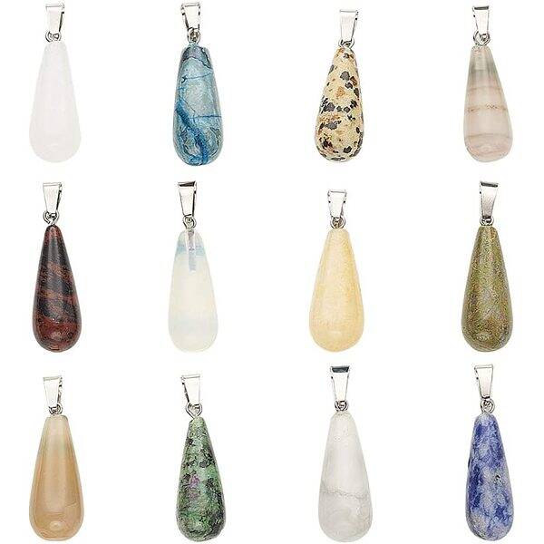 Natural/Synthetic Gemstone Pendants