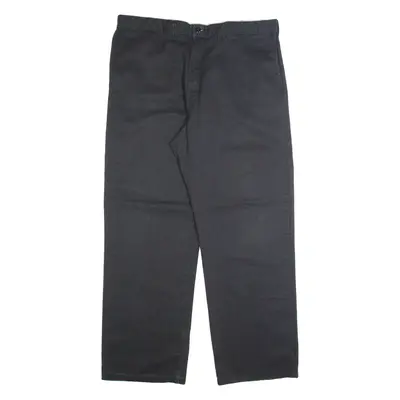 DICKIES Chino Mens Trousers Black Regular Straight W36 L32