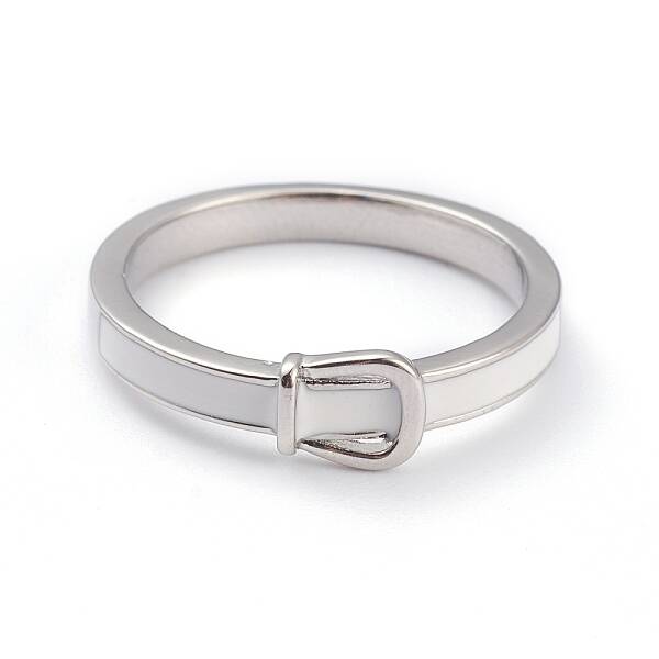 Brass Enamel Finger Rings