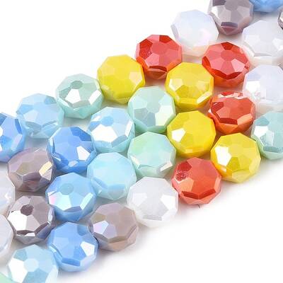 Electroplate Glass Beads Strands