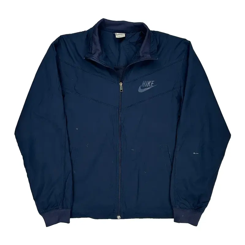 Nike Jacket - Medium Navy Polyester