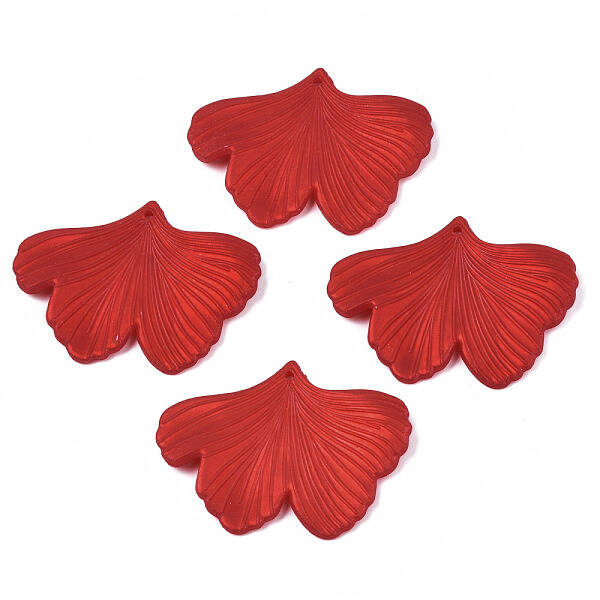 Rubberized Style Opaque Acrylic Pendants