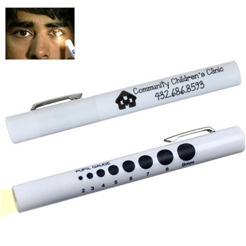 240 Promotional Pupil Gauge Penlight - LED & Medical Grade