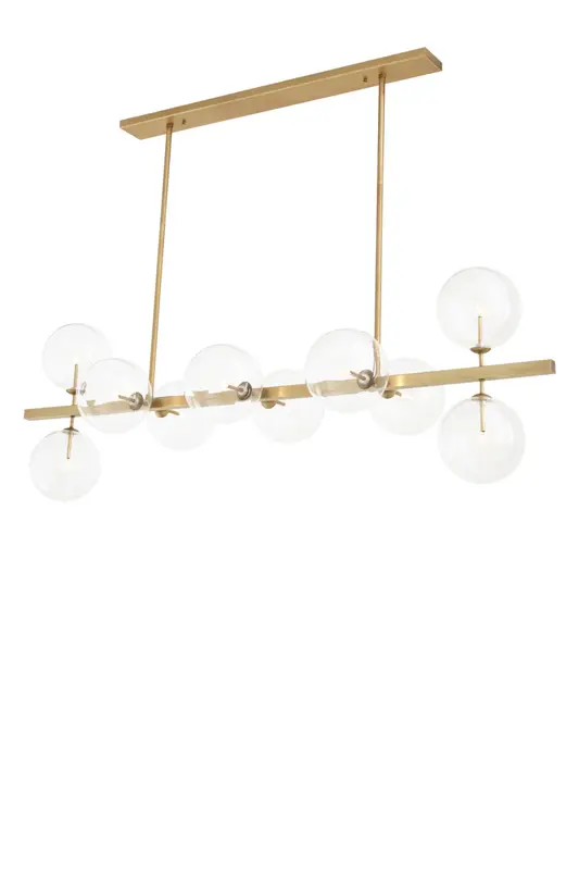 Linear Globe Island Chandelier | Eichholtz Largo