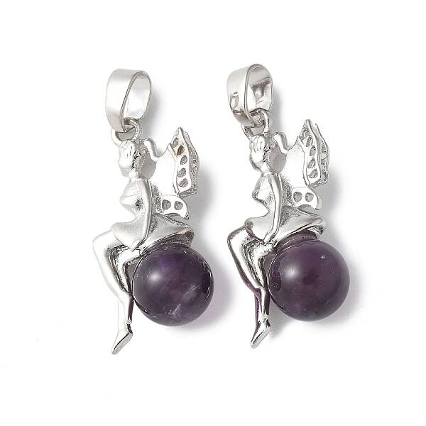 Natural Amethyst Pendants