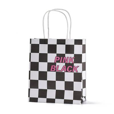 Plaid Paper Bags