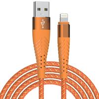 USB-A To Lightning Cable, Lightning Cable For iPhone Series, Nylon Braided Bendable Elastic Charging Cable
