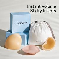 LUCKMEEY Double-Sided Sticky Comfortable Basic Bra Inserts - Reusable Invisible Adhesive Push Up Bra Pads for Bikini Dresses ...