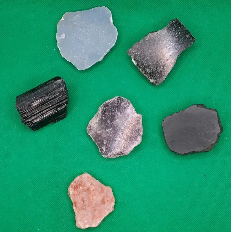 Natural Stone Half Polished 1pc