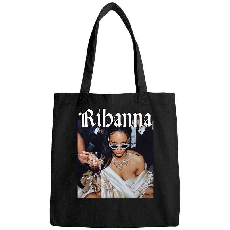 Rihanna Singer Tote Bag
