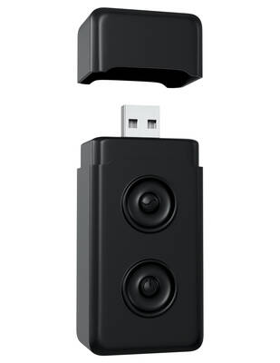 Waterproof Remote Control Bullet - Black