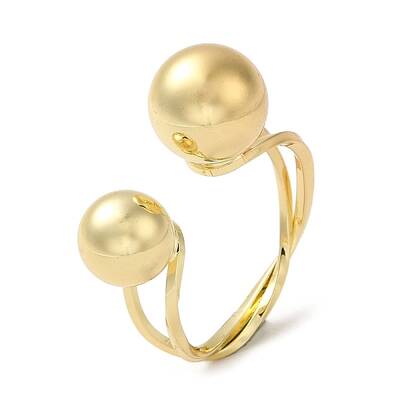 Brass Open Cuff Rings