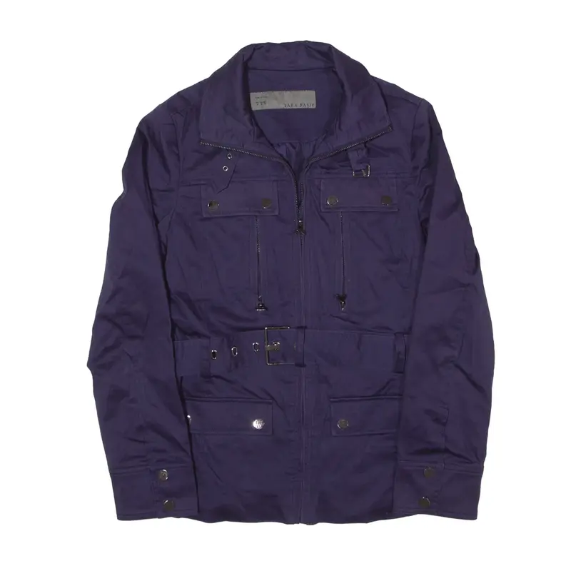 ZARA BASIC Jacket Purple Womens M