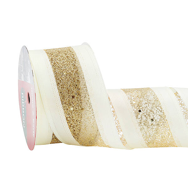 10 Yards Hot Stamping Polyester Satin Ribbons