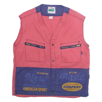 NBC Mens Gilet Red L