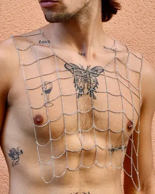 Caged Chain Bib