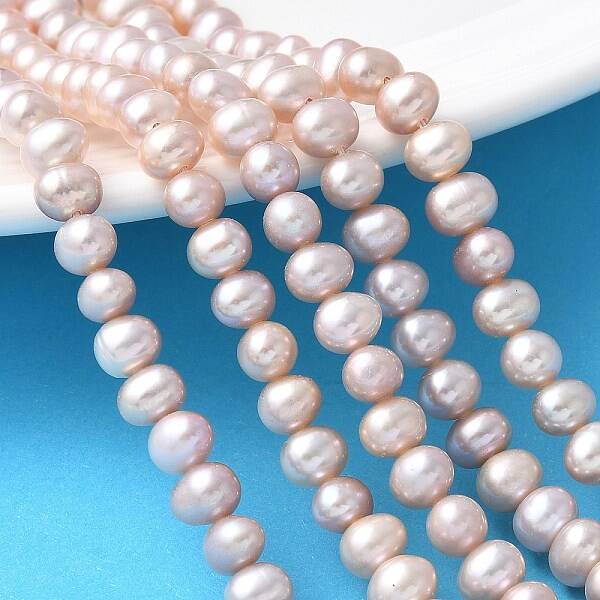 Natural Cultured Pearl Beads Strands