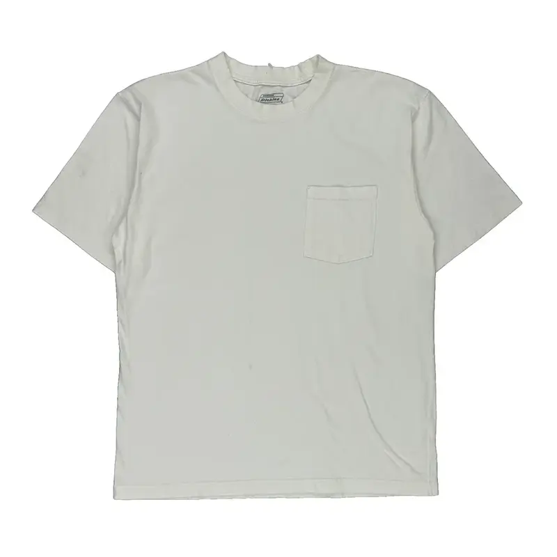 Dickies T-Shirt - Large White Cotton