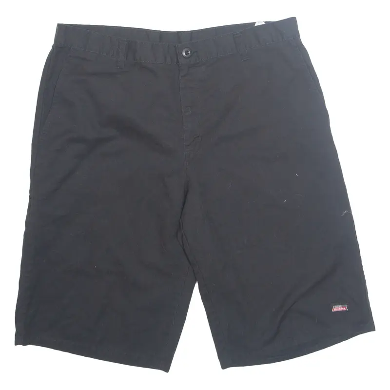 DICKIES Mens Workwear Shorts Black L W36