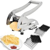 Stainless Steel French Fry Cutter with 2 Blades, Air Fryer Mate, Vegetable and Potato Slicer, Perfect for Air Fryer, Mother's...