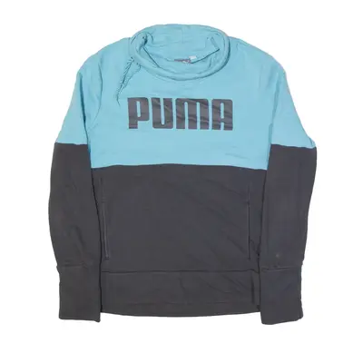 PUMA Sweatshirt Grey High Neck Mens L