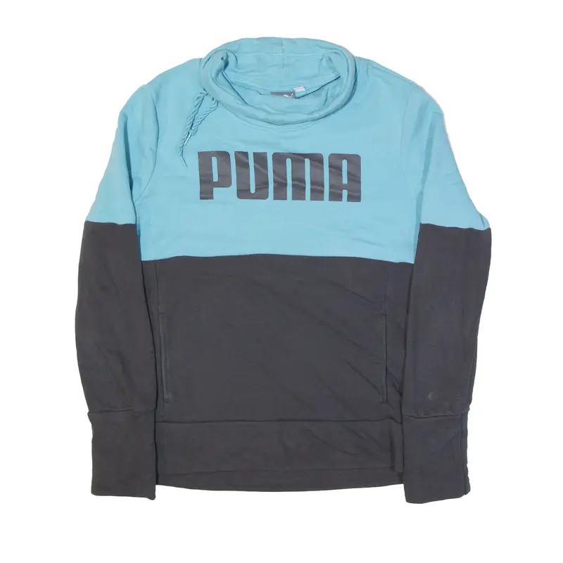 PUMA Sweatshirt Grey High Neck Mens L