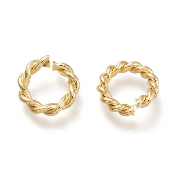 Brass Twisted Jump Rings