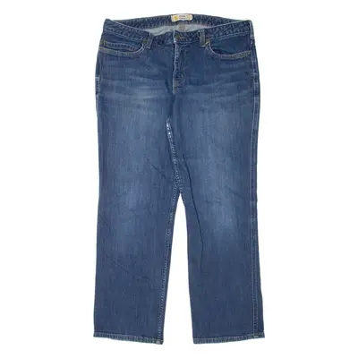 CARHARTT Workwear Womens Jeans Blue Regular Straight Stone Wash W34 L28