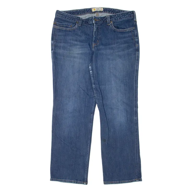 CARHARTT Workwear Womens Jeans Blue Regular Straight Stone Wash W34 L28