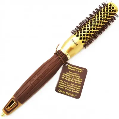 Olivia Garden NanoThermic Round Thermal NT 24 Thermal Hair Brush