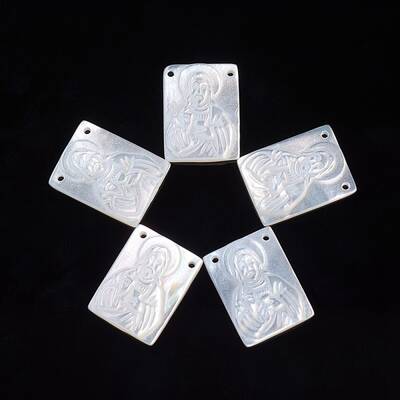 Natural White Shell Pendants