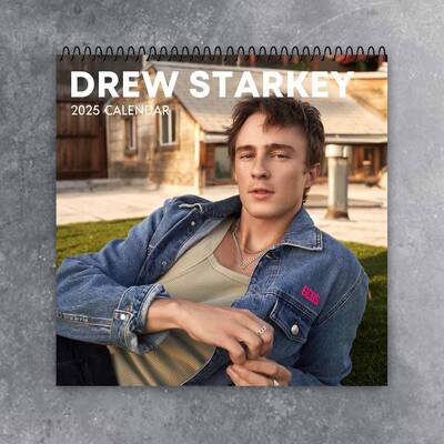 Drew Starkey Wall Calendar 2025 | Celeb 2025 Calendar | Obx Movie | Drew Starkey Actor Fan | Gift For Christmas