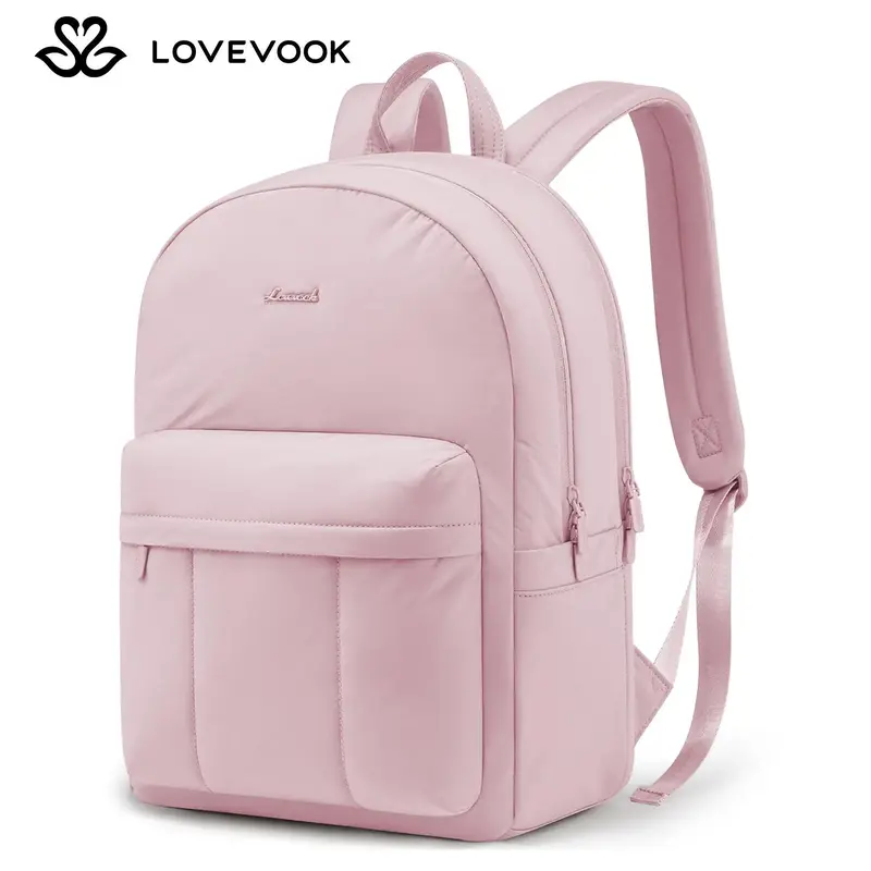 LOVEVOOK Puffer Laptop Backpack for Women Travel Work, Lightweight Quilted Laptop Backpack Purse, Work Back Pack for Women,  ...